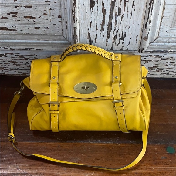 Mulberry Bags Mulberry Mustard Messenger Bag Poshmark